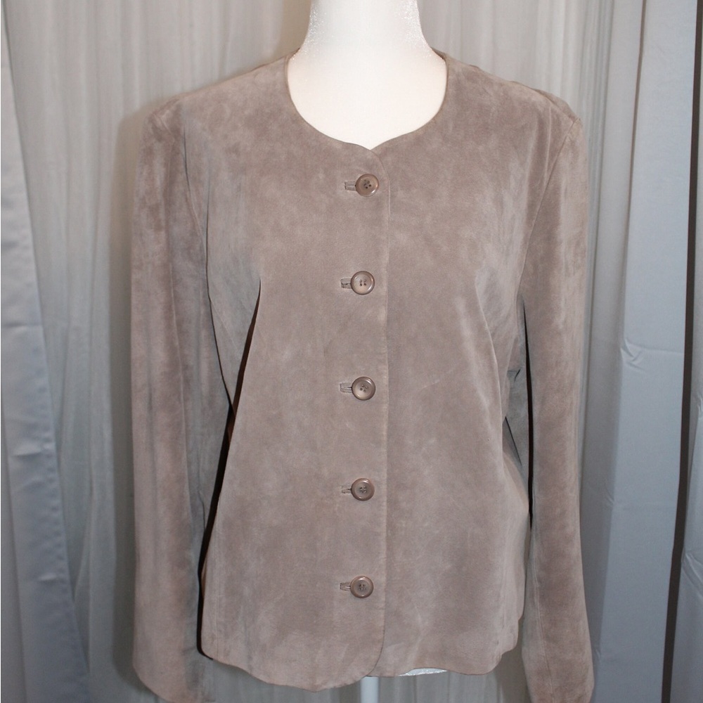 Pendleton tan suede blazer